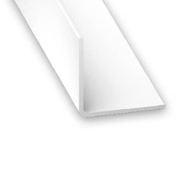 CQFD Plastic Corner - White - 1Mt x 25mm x 25mm