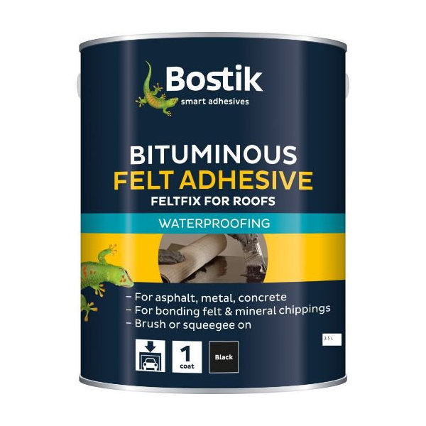 Bostik Roofing Felt Adhesive 2.5Lt - (30811934)