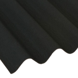 Coroline - Corrugated Bitumen Sheet - Black - 2Mt x 950mm