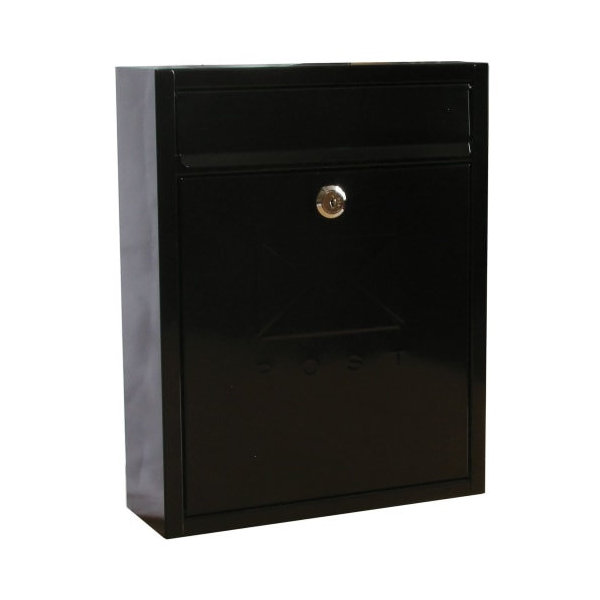 Sterling Post Box - Compact - Black