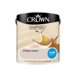 Crown Matt Emulsion 2.5Lt - Creams - Antique Cream