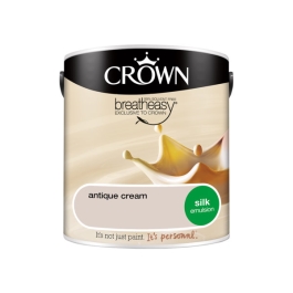 Crown Silk Emulsion 2.5Lt - Creams - Antique Cream