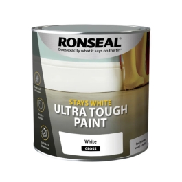 Ronseal Stays White - Ultra Tough Paint - Gloss 2.5Lt