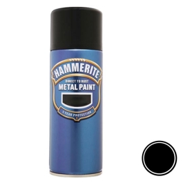Hammerite Spray 400ml - Smooth - Black