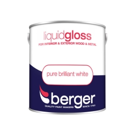 Berger Liquid Gloss 2.5Lt - Pure Brilliant White