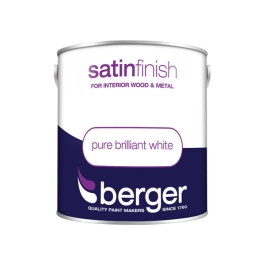 Berger Satin Sheen 2.5Lt - Pure Brilliant White