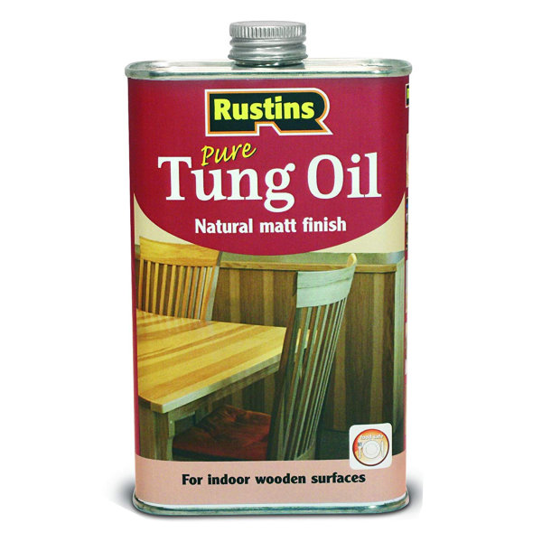 Rustins Tung Oil 500ml - Natural Matt Finish