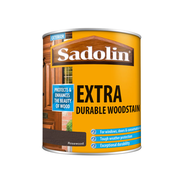 Sadolin Extra Durable Woodstain - Rosewood 1Lt