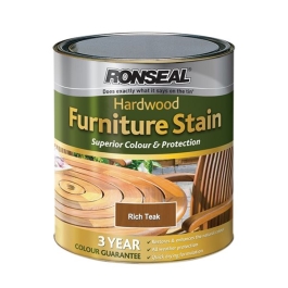 Ronseal Hardwood Garden Furniture Stain 750ml - Clear Natural Matt