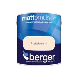 Berger Matt Emulsion 2.5Lt - Frosted Cream