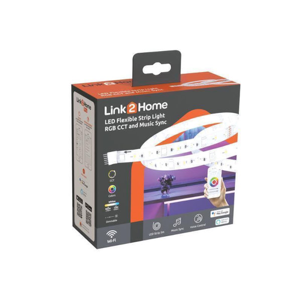 Link2Home Flexible LED Strip Light 5Mt