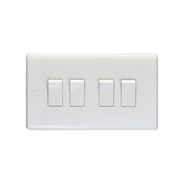 Wall Switch - 4 Gang - 2 Way - (PL3042)