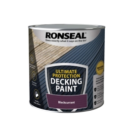 Ronseal Decking Paint 2.5Lt - Blackcurrant