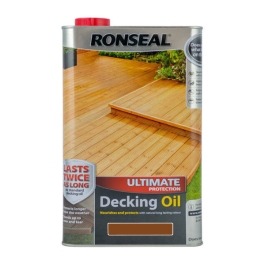 Ronseal Ultimate Decking Oil 5Lt - Natural Cedar