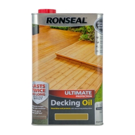 Ronseal Ultimate Decking Oil 5Lt - Natural
