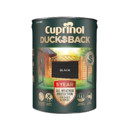 Cuprinol 5 Year Ducksback 5Lt - Black