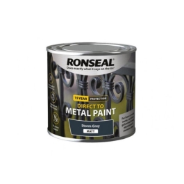 Ronseal Direct To Metal 250ml - Matt - Storm Grey