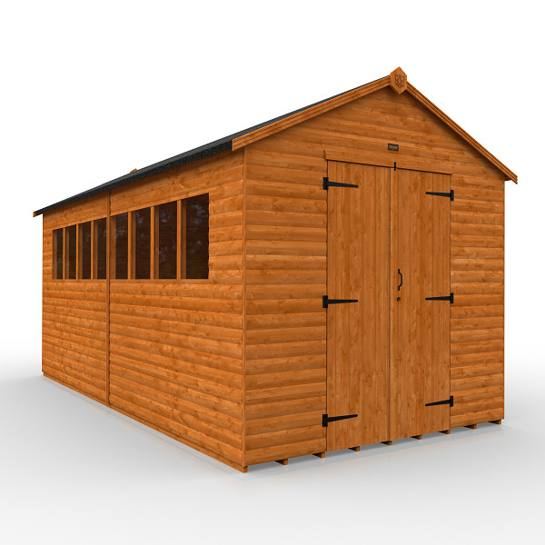 Tiger Heavyweight Workshop Shed - Logboard Special -  16Ft Length x 8Ft Width