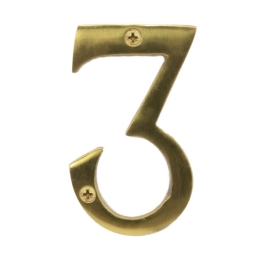 Door Number 3 - Georgian Brass - (VB73P)