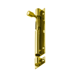 Door Bolt 100mm - Polished Brass - (003805N)