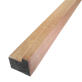 Red Hardwood Sash - Single Rebate - 63mm x 63mm - Per Metre