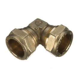 Brass Compression - Elbow 15mm - (Pack of 10) - (318210)