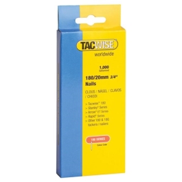 Tacwise Nails 25mm - 180 Series - (1000)