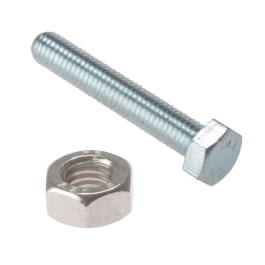 Hexagon Head Bolts & Nuts - M8 x 50mm - (Pack of 4) - (042668N)