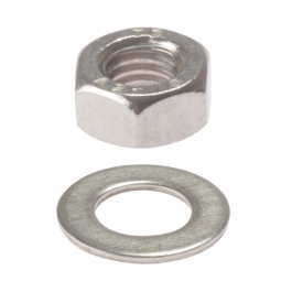 Hexagonal Nuts & Washers M10 - (Pack of 5) - (015129N)