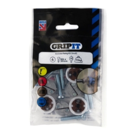 GripIt Wall Mounting Fixings - Radiator - Small - (Brown) - (Pack of 8)