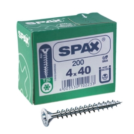 Spax Wirox Pozi Screws - 4.0 x 40mm - (200)