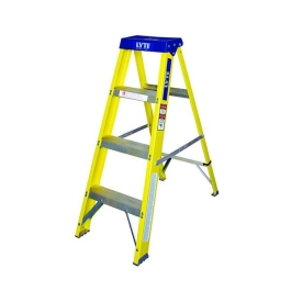 GRP Step Ladder - Yellow - 4 Tread