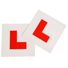 Magnetic 'L' Plates - Learner - (Pack of 2)