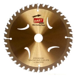 Dart Circular Saw Blade - 165mm x 40T x 20mm (Hole)