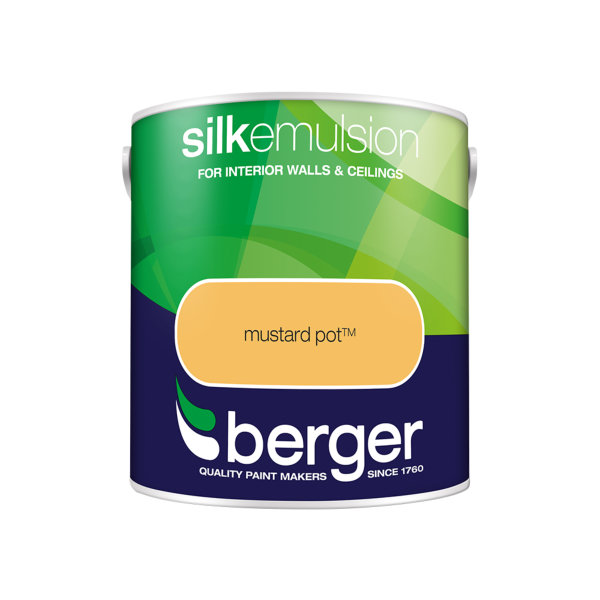 Berger Silk Emulsion 2.5Lt - Mustard Pot