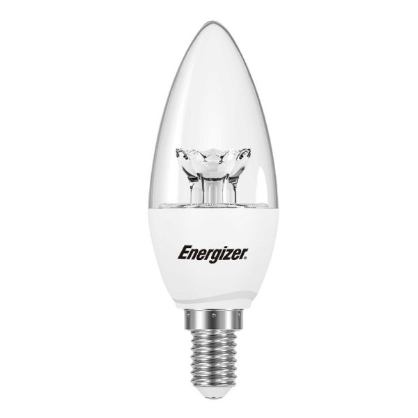 Energizer LED Light Bulb - Clear Candle - 5 Watt - (SES) - (S8853)