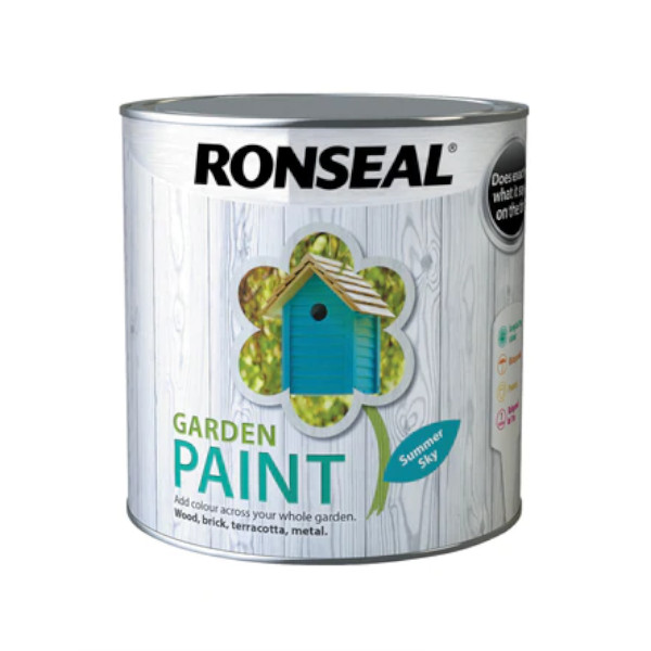 Ronseal Garden Paint 2.5Lt - Summer Sky