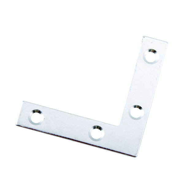 Angle Plates 50mm - Zinc Plated - (Pack of 6) - (042798N)