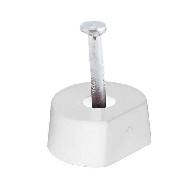 Shelf Support Studs - Nail In - White - (Pack of 8) - (002112N)