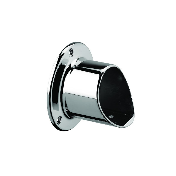 Fusion Wall Mounted Handrail - Wall Connector - Chrome
