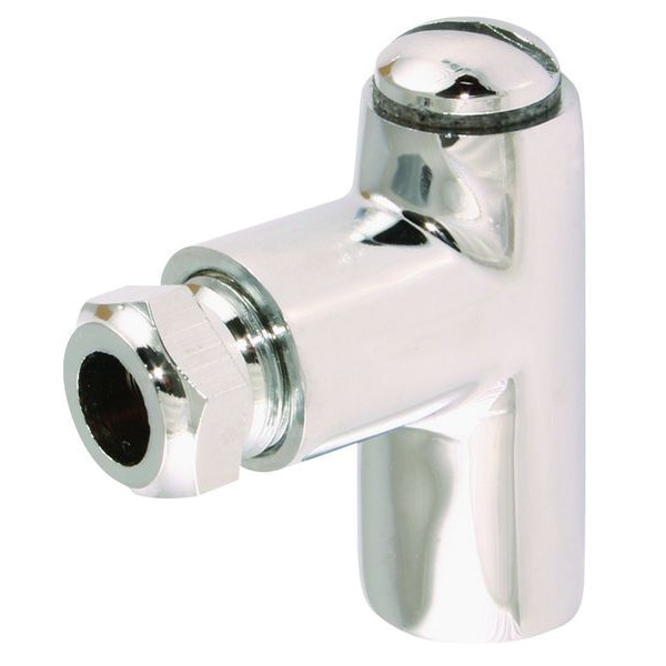 Gas Fire - Restrictor Elbow - 8mm x 2" - Chrome - (9RE28)