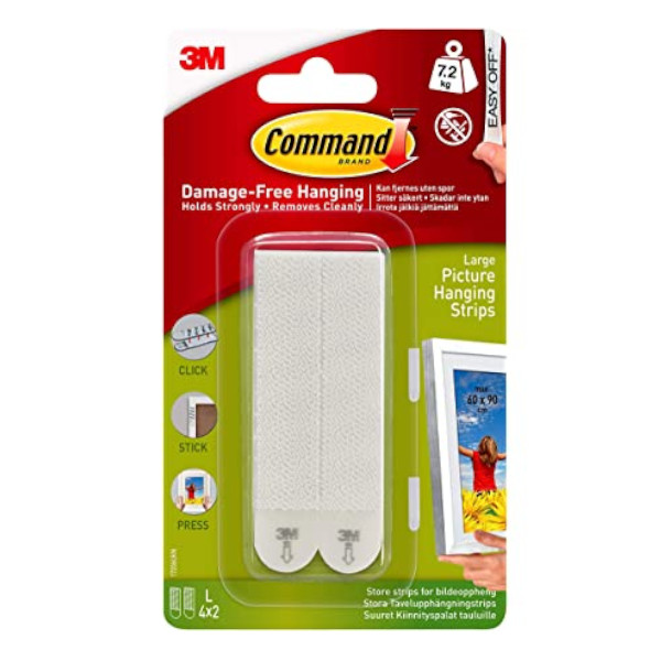 Command Picture Hanging Strips - Medium (4Kg)