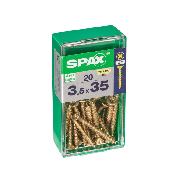 Spax Screws - 3.5 x 35mm - 1 3/8" x 6 - (20)