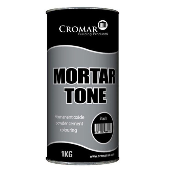 Cromar Mortar Tone Powder 1Kg - Black