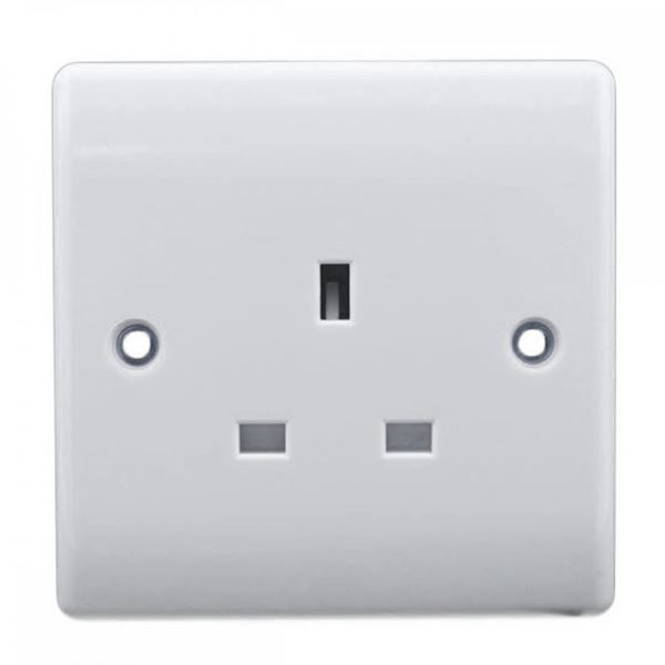 Flush Socket - Unswitched - 1 Gang