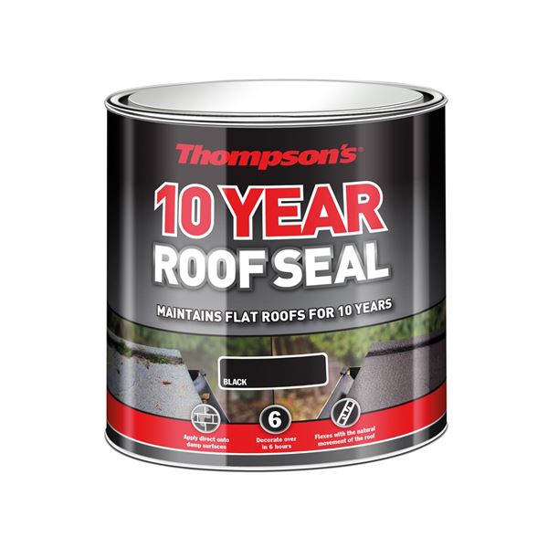 Thompsons 10 Year Roof Seal 4Lt - Black