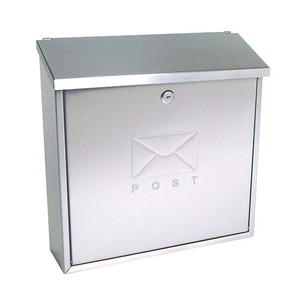 Sterling Post Box - Contemporary - White