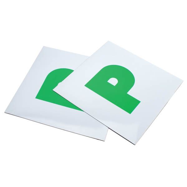 Magnetic 'P' Plates - Passed - (Pack of 2)