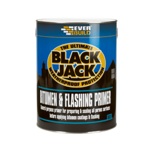 Everbuild 902 - Black Jack Bitumen & Flashing Primer 1Lt