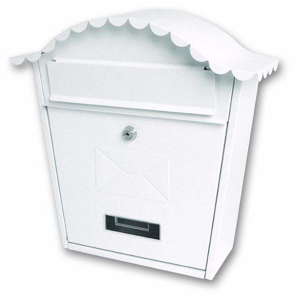 Sterling Post Box - Classic - White